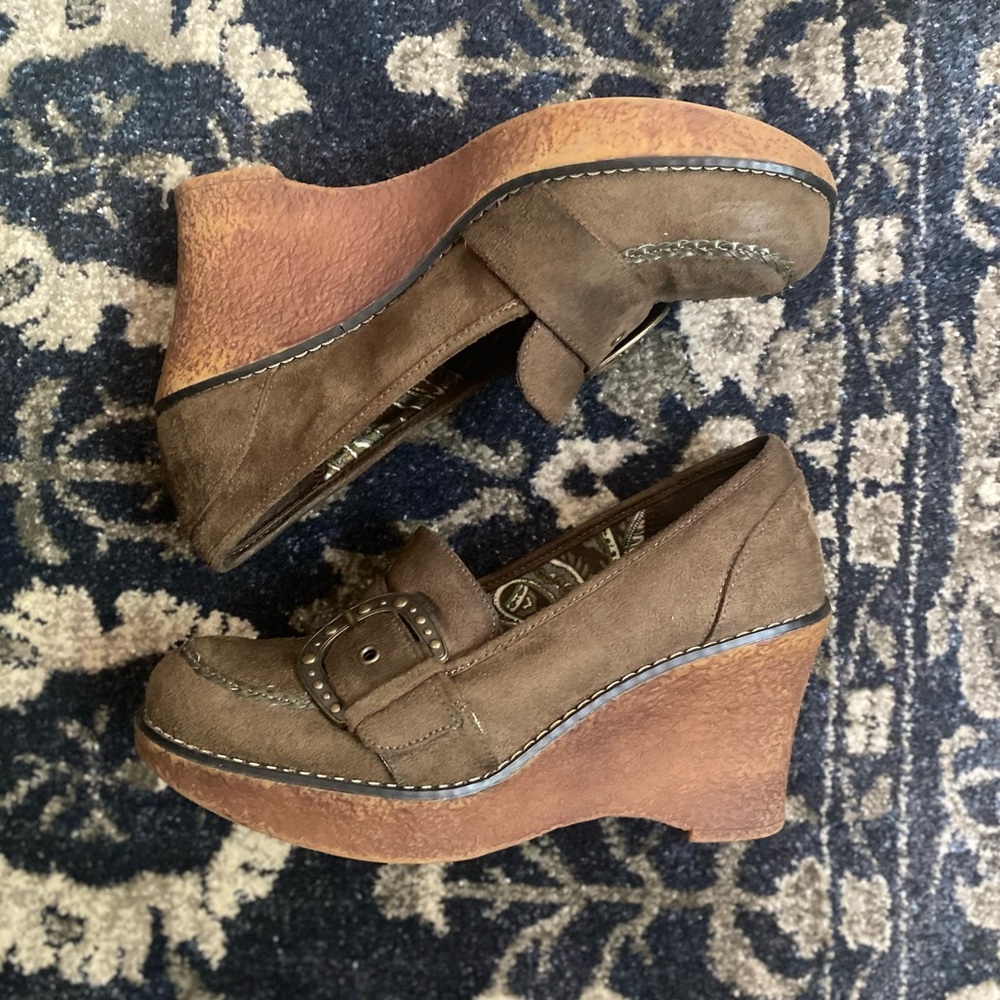Vintage Lower East Side Wedge Heels - Picture 1 of 5